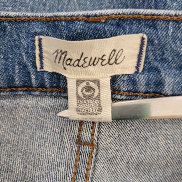 Madewell The Perfect Vintage Wide-Leg Jeans Womens Size 25 Leifland Wash - Picture 6 of 10